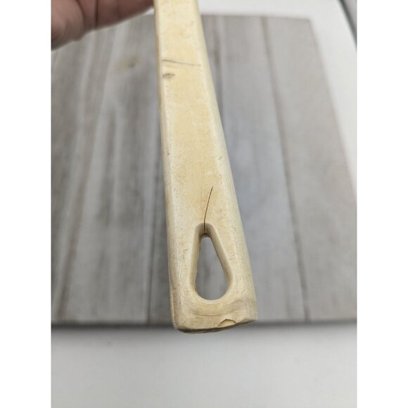 Vintage Kaylan Solid Spatula Flipper 14 1/4" Long Tan Handle - Picture 8 of 11